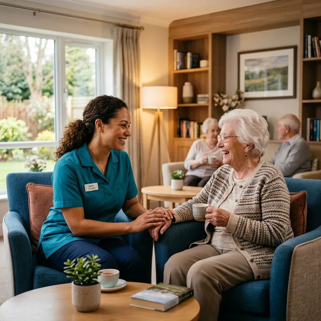Senior care facility map listings and virtual tour booking system