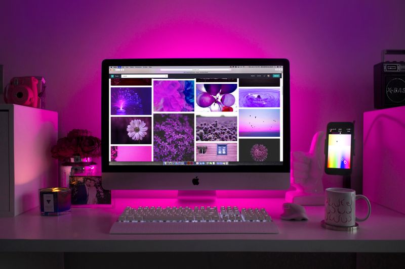 Premium custom web design and graphic brand identity mockup