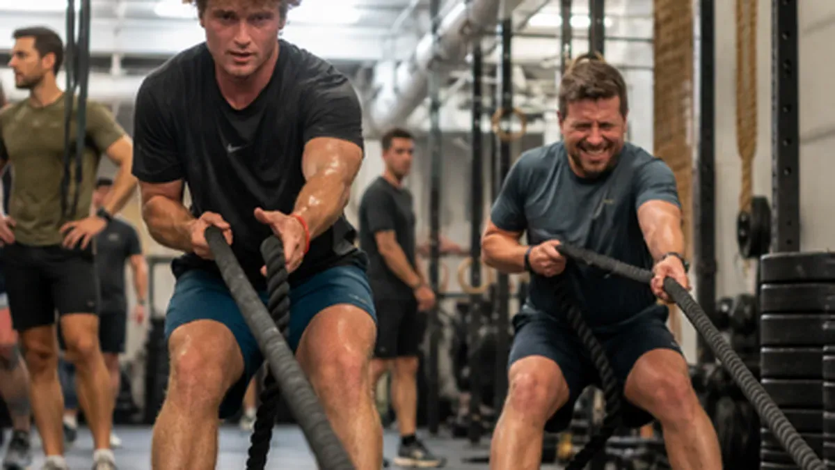 Garage Fitness personal brand website showing training options and appointment booking